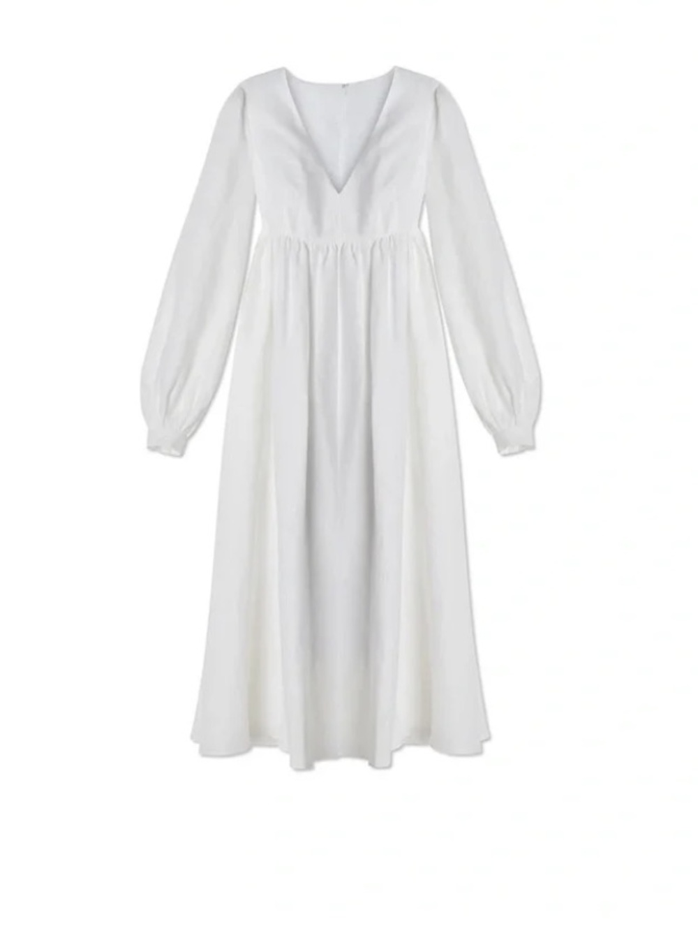 Molly Moorkamp Paola white linen dress